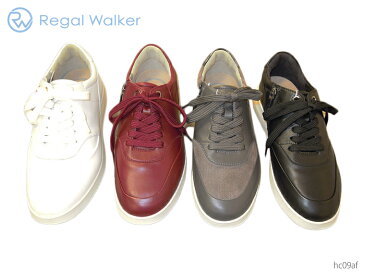 リーガル レディース ウォーカー REGAL Ladies Walker HC09AF ファスナーつき厚底レースアップシューズ 幅広 3E 4E ワイズ調節可能 靴 正規品