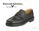 【エントリーで全品ポイントプラス10倍！マラソン期間中】 Rinescante Valentiano/リナシャンテバレンチノ 3101 日本製ビジネスシューズ ローファー 靴 メンズ