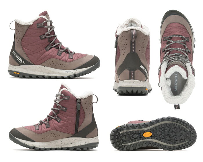 MERRELL メレル ANTORA SNEAKER BOOT WATERPROOF アントラ スニーカー ブーツ ウォータープルーフ J066930 レディース アウトドア ウィンターブーツ 機能性 通気性 軽量 防水 靴 正規品 2