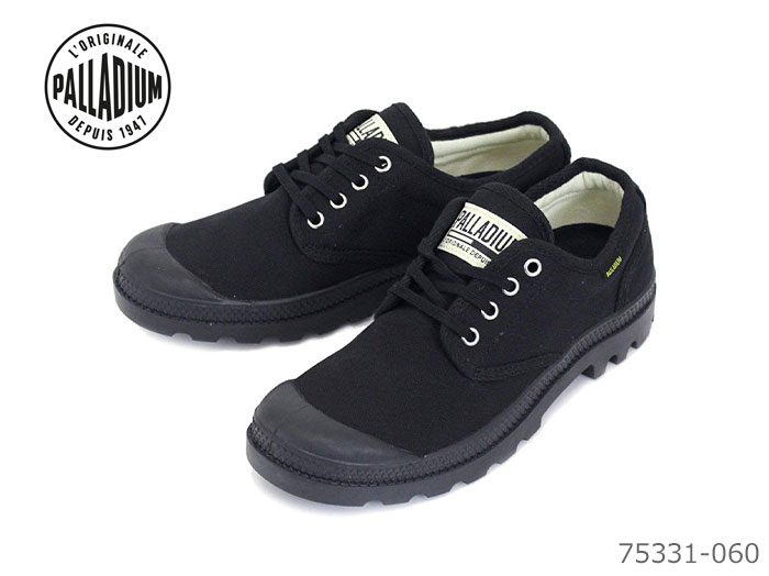 pfBE Y pp nC IWi[ Xj[J[ ubN PALLADIUM PAMPA OX ORIGINALE BLACK 75331-060