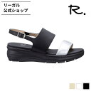 【公式】 R. S12C 厚底ウエッジサンダル ブラック サンダル レディース アールドット REGAL CORPORATION リーガル コーポレーション