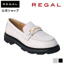 SALE 【公式】 REGAL F71Q 厚底ビットローファー ライトグレー フラットシューズ レディース リーガル | 革 革靴 シューズ レザー レザーシュ...