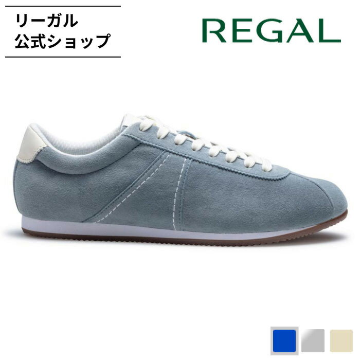 【公式】 REGAL BF10 ローテクスニーカー ライトブルー スニーカー レディース リーガル