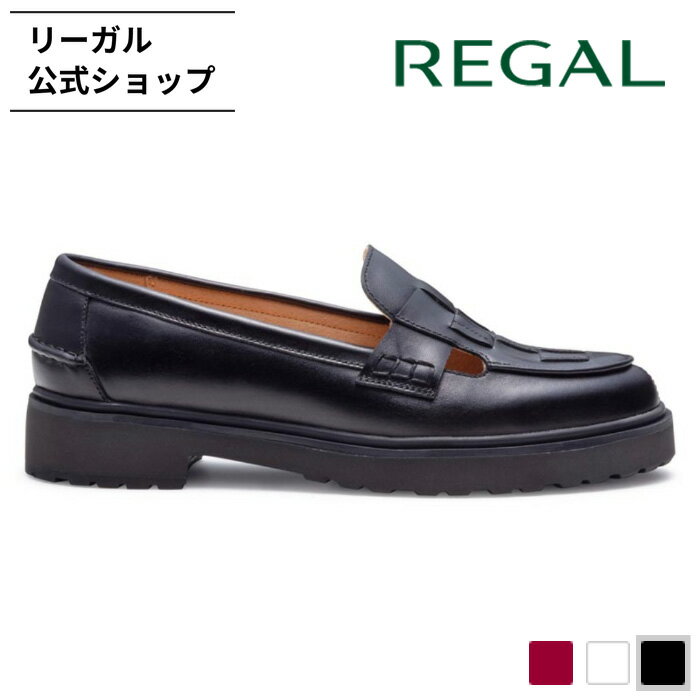 【公式】 REGAL F80R イントレチャートローファー ブラック カジュアルシューズ レディース リーガル...