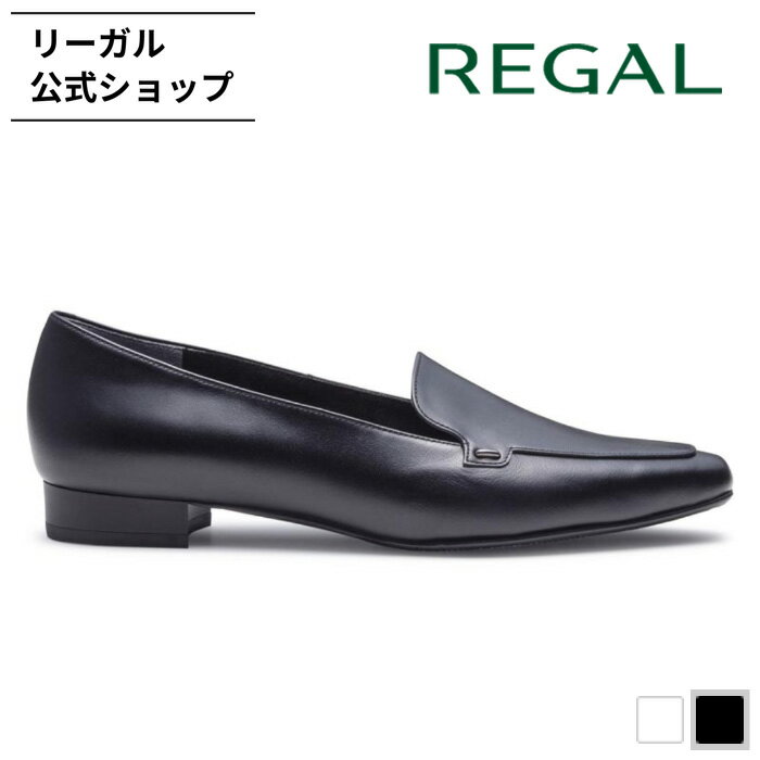 Rakuten - 【公式】 REGAL F91R 晴雨兼用モカフラットパンプス ブラック フラットシューズ レディース リーガル