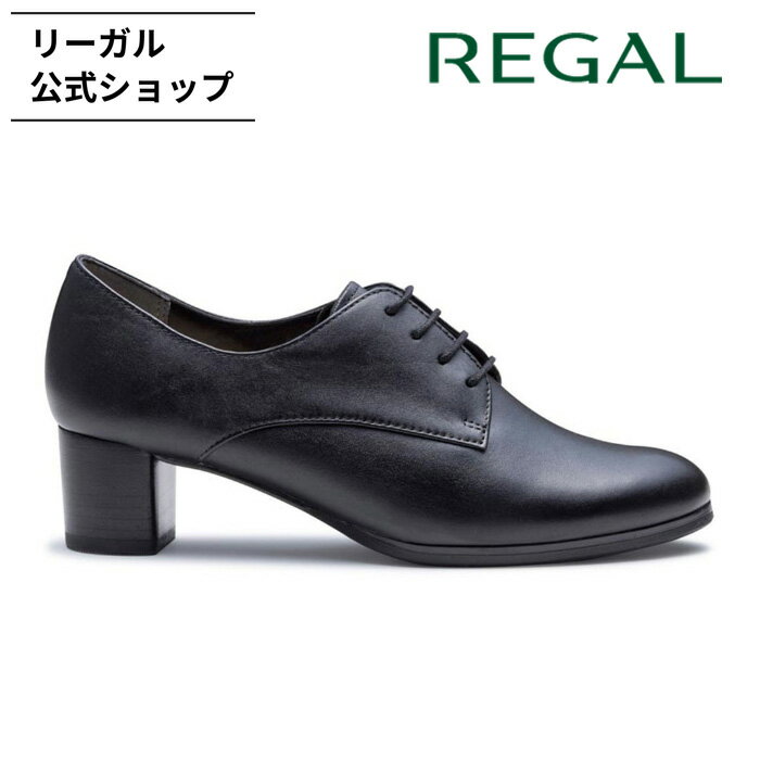 [Official] REGAL F95Q Lace-up Shoes Black Pumps for Women | Shoes, Footwear, Lace-up Shoes, Women's Shoes, Ladies' Shoes, Heels, Leather, Cowhide, Plain Toe, Women's Pumps, Black, Dress Shoes, Leather