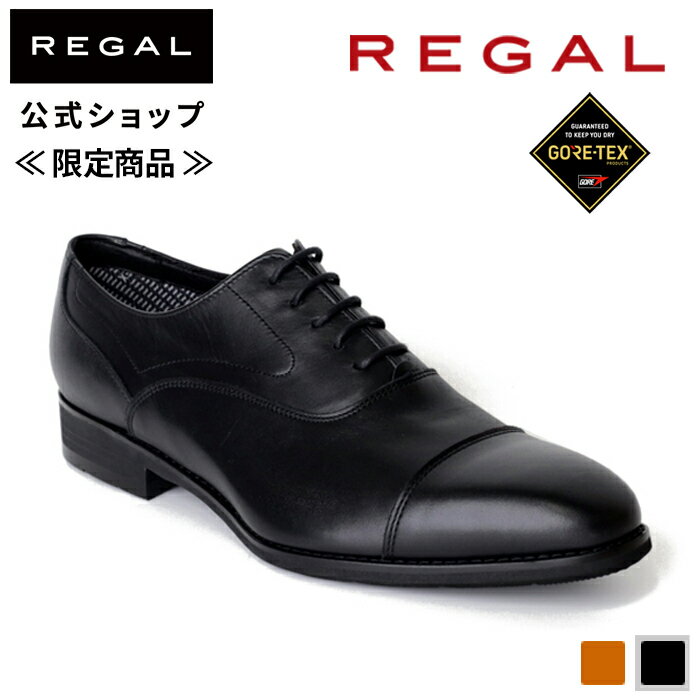 【公式】REGAL 233SAM ストレートチップ GORE-TEX フットウェア ブラック ビジネスシューズ メンズ リーガル 靴 くつ シューズ 本革 フォーマル フォーマルシューズ レザー レザーシューズ 防水 ドレスシューズ 黒 牛革 雨 撥水 プレゼント 紳士靴 ゴアテックス おしゃれ