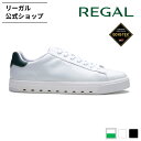【公式】 REGAL 61HL コートスニーカー GORE-TEX SURROUND フットウェア ホワイトグリーン スニーカー メンズ リーガル | 防水 白...