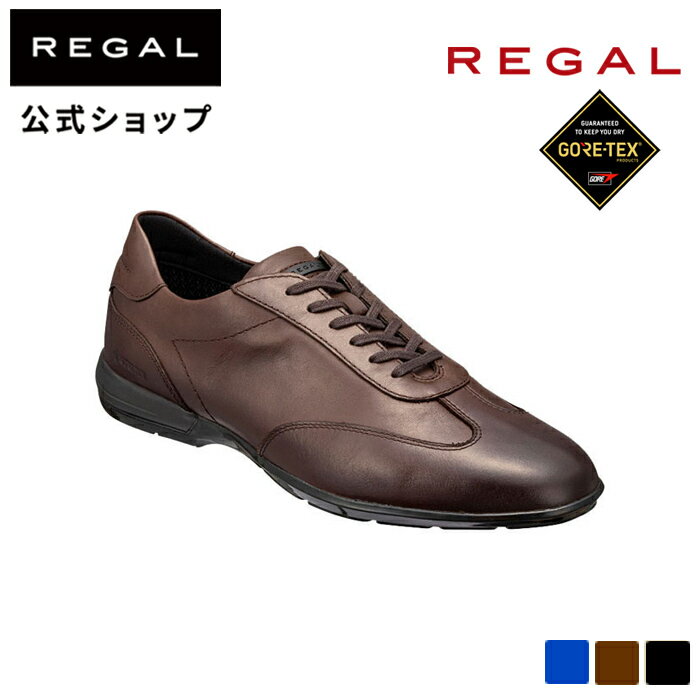 【公式】 REGAL 70CLBB レザースニーカー （GORE-TEX フットウェア） ダークブラウン メンズ リーガル | 男性用 くつ シューズ ゴアテックス 靴 レザー スニーカー カジュアル 本革 歩きやすい 革靴 雨 撥水 防水 履きやすい レイン プレゼント メンズシューズ