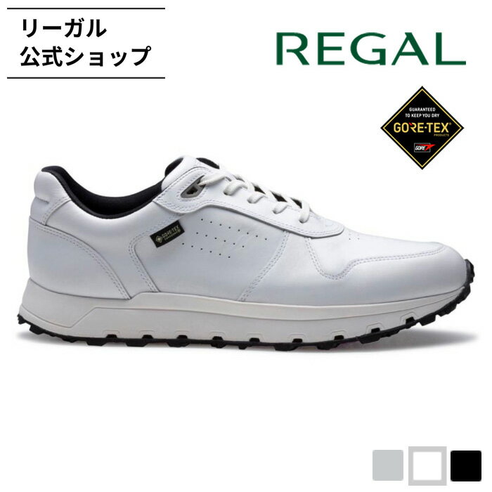樂天商城 - 【公式】 REGAL 60KL スニーカー GORE−TEX SURROUND ホワイト スニーカー メンズ リーガル | 靴 シューズ 革靴 紳士靴 メンズシューズ メンズスニーカー カジュアルシューズ ゴルフシューズ ゴルフ 本革 防水 ゴアテックス 紳士 男性 ブランド カジュアル 白