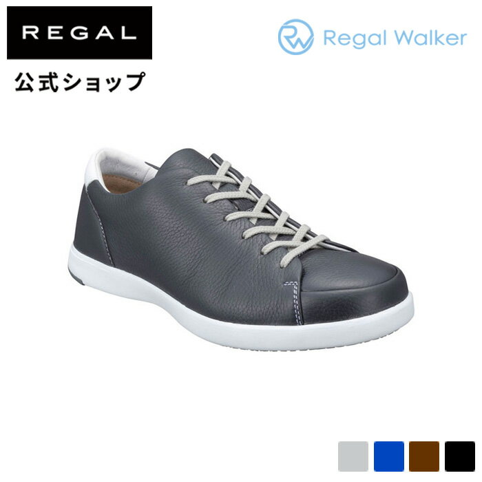 リーガル レザースニーカー メンズ 【公式】 Regal Walker 324WBF ディアスキン スニーカー グレー メンズ リーガル ウォーカー | 靴 くつ シューズ 革靴 おしゃれ カジュアル 本革 レザースニーカー レザー メンズシューズ 歩きやすい 履きやすい ウォーキングシューズ 鹿革 軽い プレゼント