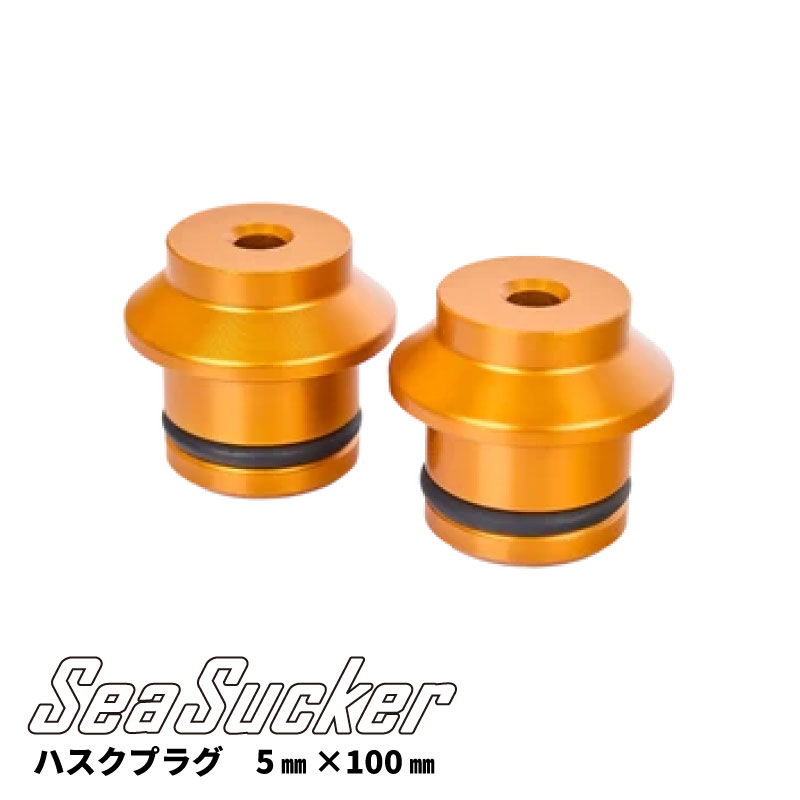 【正規販売店】SeaSucker シーサッカー ハスクプラグ 5mm×100mm スルーアクスル 車対応 固定 バイク プ..
