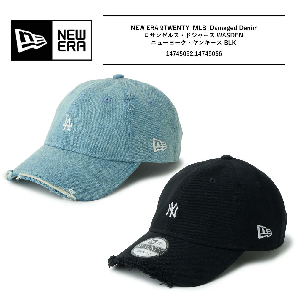 NEW ERA キャップ ニューエラ キャップ newera キャップ 9twenty ミニロゴ ダメージ9TWENTY MLB Damaged Cap ロサンゼルス・ドジャース ネイビー ニューヨーク・ヤンキース ブラック 14745092.14745056