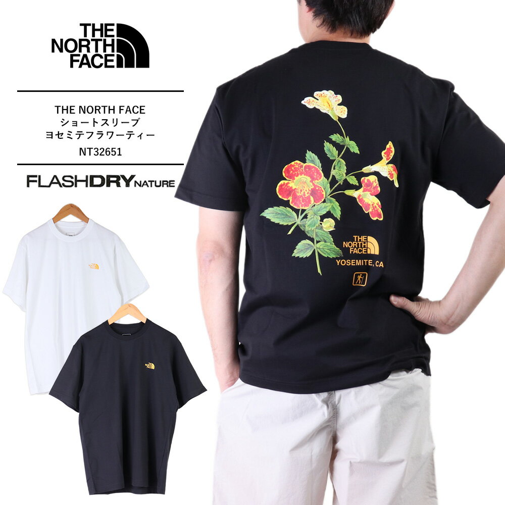 Rakuten - ザ・ノース・フェイス THE NORTH FACE Tシャツ 半袖シャツ メンズ ブランド 半袖 速乾 Tシャツ 綿100 tシャツショートスリーブヨセミテフラワーティー ユニセックス NT32651