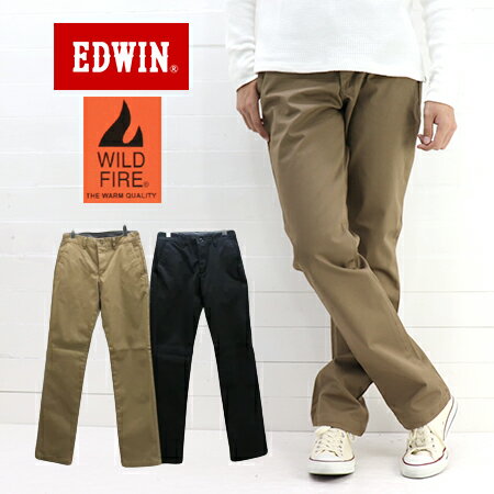 ≪50％OFF≫EDWIN WILD FIRE KHAKIS REGULAR NO TUCK STRETCH TROUSER PANTS K00533 / エドウィン ワイルドファイア カーキズ ノータック トラウザーパンツ 2層構造 K00533 チノパン レギュラーフィット