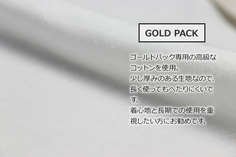 ≪ネコポス送料300円≫【Hanes】 ヘインズ メンズ 3P-Tシャツ GOLD PACK（ゴールドパック） クルーネック H2155TN/HM2155G