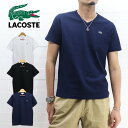 ≪送料無料≫LACOSTE MENS S/S V-NECK T-SHIRT TH632EM / ラコステ メンズ Vネック ワンポイント 半袖Tシャツ TH632EM