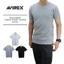 アビレックス tシャツ avirex デイリーTシャツ AVIREX メンズ アビレックス メンズ 半袖 無地 VネックTシャツ 6143501