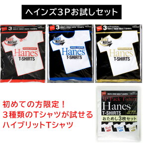 ヘインズ tシャツ ヘインズ tシャツ shiro ヘインズ メンズ 3P-パックTシャツ お試しセット HP3ASST