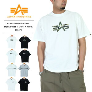 アルファ・インダストリーズ Tシャツ ALPHA Tシャツメンズ ロゴプリント Aマーク 半袖Tシャツ TC1570 ネコポスで送料300円