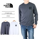 THE NORTH FACE 長袖Tシャツ ザ・ノース・フェイス Tシャツ ザ・ノース・フェイス ロングスリーブスクエアロゴTシャツTHE NORTH FACE 新作 ロンT メンズ ロンT THE NORTH FACE メンズ tシャツ おしゃれ ロンT レディース ユニセックス NT32442