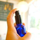 変形、変質に強い!安心のガラス製!ガラス製 遮光瓶 スプレーボトルブルー30ml(ルームスプレー ボディミスト 香水 ボディスプレー アロマスプレー 虫除けスプレー)