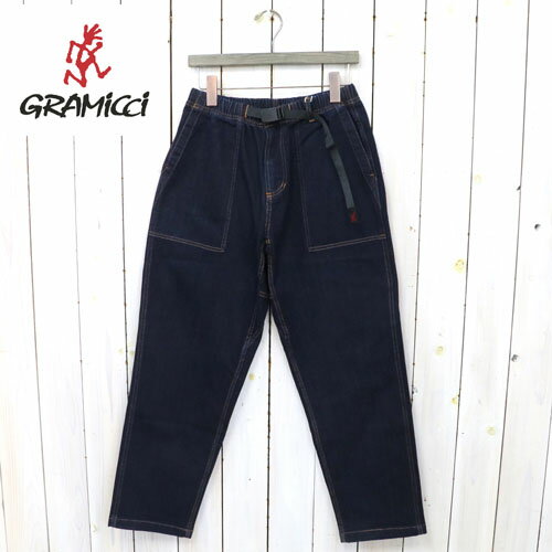 【クーポン配布中】Gramicci (グラミチ)『STRETCH DENIM LOOSE TAPERED RIDGE PANT』(ONE WASH)【正規取扱店】【smtb-KD】【sm15-17】【楽ギフ_包装】【ルーズパンツ】【デニムストレッチ】【メンズ】