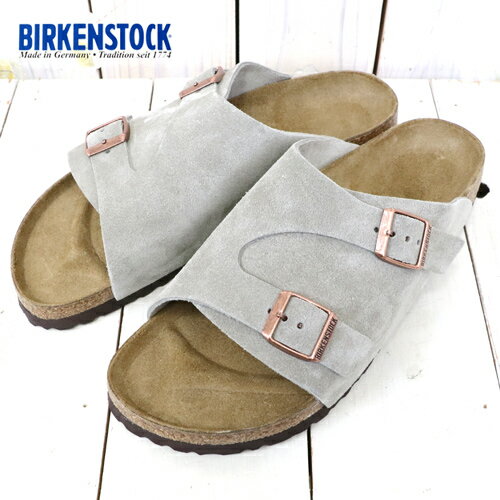 【10%OFFクーポン配布中】BIRKENSTOCK (ビルケンシュトック)『ZURICH-narrow』(Taupe)【正規取扱店】【smtb-KD】【sm15-17】【楽ギフ_包装】【チューリッヒ】【サンダル】【スエードレザー】【メンズ】