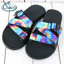 【10%OFFクーポン配布中】Chaco (チャコ)『CHILLOS SLIDE』(DARK TIE DYE)【正規取扱店】【smtb-KD】【sm15-17】【楽ギフ_包装】【サンダル】【チロス スライド】(4)