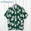 DUKE KAHANAMOKU (デューク・カハナモク)『S/S RAYON HAWAIIAN SHIRT -DUKE’S PINEAPPLE』(GREEN)