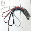 【クーポン配布中】hobo (ホーボー)『Beads Necklace Stone』【正規取扱店】【smtb-KD】【sm15-17】【楽ギフ_包装】【天然石】【ブラスビーズ】【ネックレス】(4)