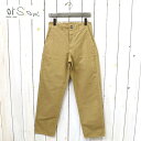 【10%OFFクーポン配布中】orSlow (オアスロウ)『FRENCH WORK PANTS』(KHAKI)【正規取扱店】【smtb-KD】【sm15-17】【楽ギフ_包装】【or Slow】【ワークパンツ】【メンズ/レディース】