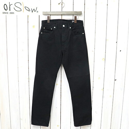 【クーポン配布中】orSlow (オアスロウ)『107 IVY FIT BLACK DENIM』(BLACK)【正規取扱店】【smtb-KD】【sm15-17】【楽ギフ_包装】【or Slow】【107】【デニムパンツ】【ジーンズ】【メンズ】