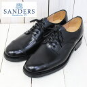 【クーポン配布中】SANDERS (サンダース)『Military Derby Shoe』(Black)【正規取扱店】【smtb-KD】【sm15-17】【楽ギフ_包装】【ダービーシューズ】