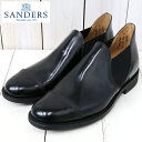 【クーポン配布中】SANDERS (サンダース)『Military Cap Toe Short Chelsea』(Black)【smtb-KD】【sm15-17...