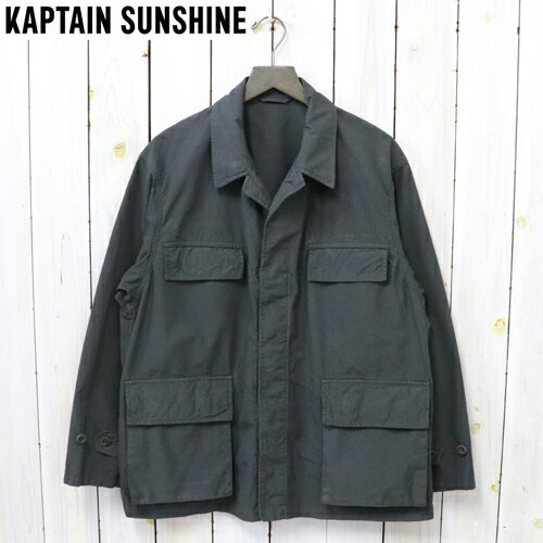 【クーポン配布中】Kaptain Sunshine (キャプテンサンシャイン)『43 Jacket』(Ink Black)【正規取扱店】【smtb-KD】【sm15-17】【楽ギフ_包装】【リップストップ】【コットン】【ミリタリージャケット】【Made in Japan】