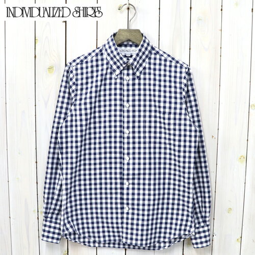 【10%OFFクーポン配布中】INDIVIDUALIZED SHIRTS (インディビジュアライズド シャツ)『BIG GINGHAM CHECK-Limited』(NAVY)【正規取扱店】【smtb-KD】【sm15-17】【楽ギフ_包装】【ギンガムチェック】【シャツ】【ロッカールーム仕様】