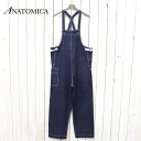 【10%OFFクーポン配布中】ANATOMICA (アナトミカ)『USN GUNNERS BIB OVERALLS』【正規取扱店】【smtb-KD】【sm15-17】【楽ギフ_包装】【ラッピング無料】【1940年】【第二次世界大戦時】【US NAVY】【ガンナーズ パンツ】【オーバーオール】