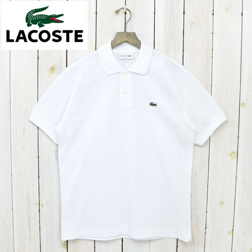 ラコステ 【クーポン配布中】LACOSTE (ラコステ)『ポロシャツ(半袖)』(WHITE)【正規取扱店】【smtb-KD】【sm15-17】【楽ギフ_包装】【ポロシャツ】【ラッピング無料】