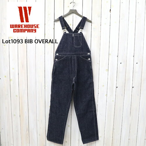 【クーポン配布中】WAREHOUSE (ウエアハウス)『Lot 1093 BIB OVERALL』【正規取扱店】【smtb-KD】【sm15-17】【楽ギフ_包装】【DENIM】【ライトオンスデニム】【オーバーオール】