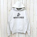 【クーポン配布中】Champion (チャンピオン)『MARINES EGA CHAMPION REVERSE WEAVE HOOD』(ASH GREY)【smtb-KD】【sm15-17】【楽ギフ_包装】【USMC】【アメリカ海兵隊学校】【リバースウェーブフーディー】【パーカ】