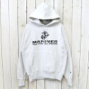 チャンピオン パーカー メンズ 【クーポン配布中】Champion (チャンピオン)『MARINES EGA CHAMPION REVERSE WEAVE HOOD』(ASH GREY)【smtb-KD】【sm15-17】【楽ギフ_包装】【USMC】【アメリカ海兵隊学校】【リバースウェーブフーディー】【パーカ】