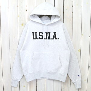 【クーポン配布中】Champion (チャンピオン)『U.S.N.A. CHAMPION REVERSE WEAVE HOOD』(ASH GREY)【smtb-KD】【sm15-17】【楽ギフ_包装】【USNA】【アメリカ海軍兵学校】【リバースウェーブフーディー】【パーカ】