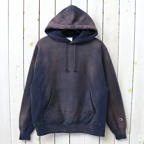 Champion (チャンピオン) : US企画 VINTAGE 日焼け加工 REVERSE WEAVE HOODIE (NAVY)【smtb-KD】【sm15-17】【楽ギフ_包装】【ヴィンテージ日焼け加工】【リバースウェーブフーディ】【パーカー】