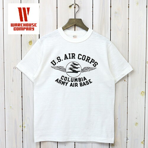 WAREHOUSE (ウエアハウス)『Lot 4601 COLUMBIA ARMY AIR BASE』(オフ)【正規取扱店】【smtb-KD】【sm15-17】【楽ギフ_包装】【Tシャツ】【TEE】【Made in Japan】