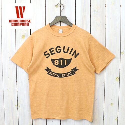 WAREHOUSE (ウエアハウス)『Lot 4601 SEGUIN』(オレンジ)【正規取扱店】【smtb-KD】【sm15-17】【楽ギフ_包装】【Tシャツ】【TEE】【Made in Japan】
