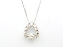 ダンシングストーン ダイヤモンド ホワイトゴールドペンダントネックレス ダイヤモンド0.18ct×D0.12ct×K18WG(4)