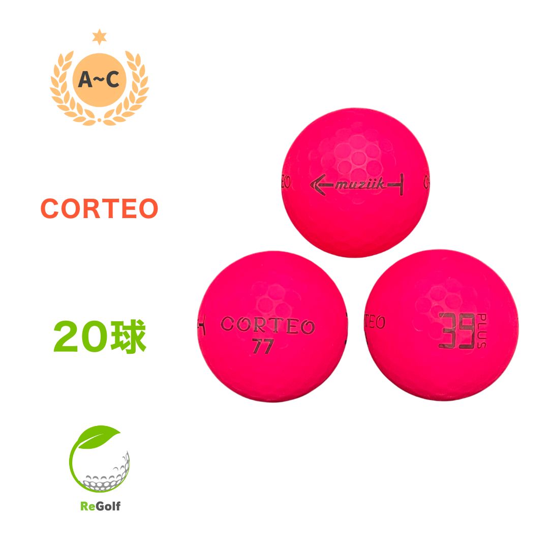 樂天商城 - 【中古】 ロストボール コルテオ 39 / 39PLUS / 42 混合 マット ピンク 20球 ACランク ゴルフボール リゴルフ