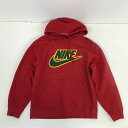 【中古】 hi◇128 Supreme × NIKE Leather Appkique Hooded Sweatshirt CK6225-687 シュプリーム ...