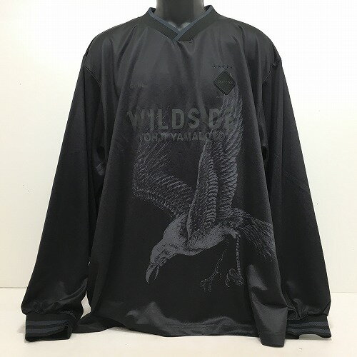 楽天Regolith_Market【中古】 hi◇128 WILDSIDE × F.C.Real Bristol L/S OVER SIZED GAME SHIRT SJ-T10-802-2-03 BLACK サイズ: XL オーバーサイズ ゲームシャツ カラス 烏 ブラック 黒 YOHJI YAMAMOTO ヨウジヤマモト 山本耀司 エフシーレアルブリストル F.C.R.B FCRB ワイルドサイド